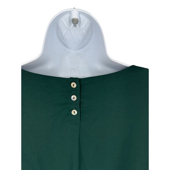 Logo by Lori Goldstein Long Sleeve Ruffle Cuffs Button Closure Blouse Size 18W - Picture 6 of 11